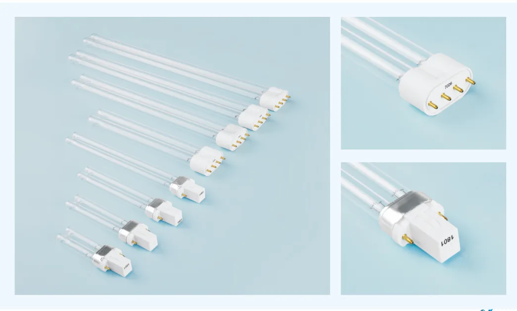 Legia Smart H-shape compact UVC germicidal lamp, 5-36W PL bases