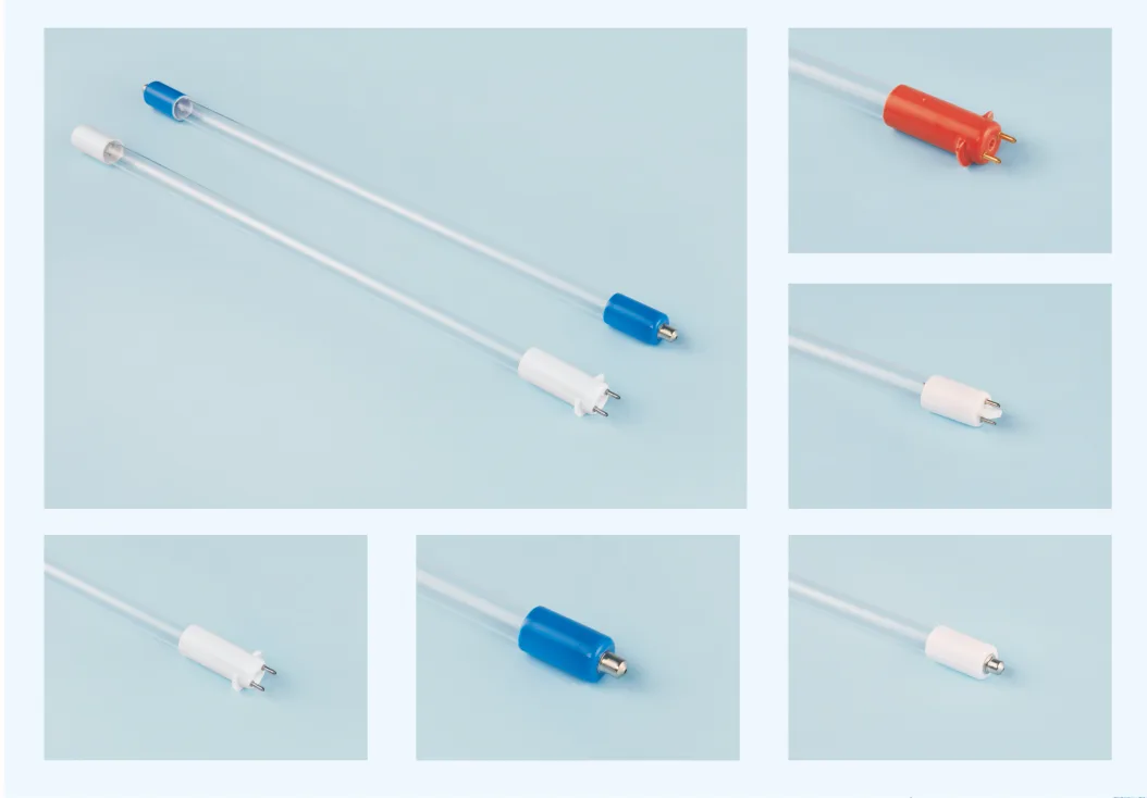 Legia Smart instant-start UVC germicidal lamps with single-pin and colored-cap end terminals